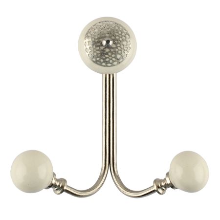 Cream Strewn Flat Wired Hooks Online